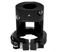 NbgrvB for Red Aluminium Scooter Folder Fastener Pipe Clamp for Pro Pro2 1S, Reinforced Folding Pole Base to Reduce Stem Strain(Black)