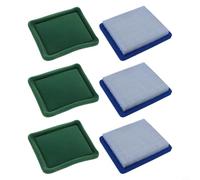 NbgrvB for Replacement Air Filter for 491588S 493537 5043D, Compatible with Quantum 625-725 Series & Push Mowers, Includes for Pre-Filter Sponge(3set)