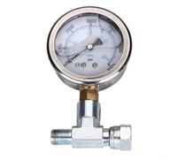 NbgrvB for Stainless Steel Pressure Gauge Assembly 730-397 Airless Paint Sprayer 440/450/540/640, Polished Finish, Easy Installation