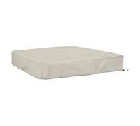 NbgrvB Garden Sandpit Cover Beige 190T Fabric, Outdoor Square Dust Protector for Children Play Box, Lightweight Easy 150x150cm(150 * 150 * 20cm)