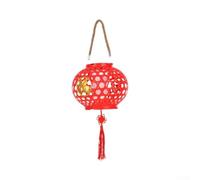 NbgrvB Hanging Garden Lantern 28cm Solar USB Powered(hemp rope)