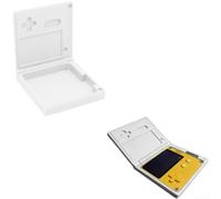 NbgrvB Hard Case for Playdate Slim Travel Case Compatible with Panic Playdate Console - Scratch Resistant Protective Cover with Mesh Pocket 9cm(White)