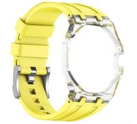NbgrvB High-Quality Silicone Band for Swatch Modification 20mm(Yellow 3)
