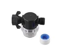 NbgrvB Inline Water Filter 1/2"" for BSP with 50 Mesh SS Screen for RV for Caravan Seawater Installations, Clear Plastic Construction Easy Monitoring