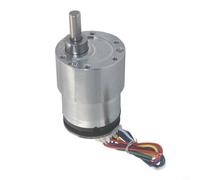 NbgrvB JGB37-520 DC Gear Motor 12V 24V Hall Effect Encoder 25kgcm Torque for Robotics Automation(12V37)