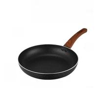 NbgrvB Large Frying Pan 38cm 4.5cm Deep Even Heat Distribution | Composite multi-layer base, fast even heating, works on gas electric induction ceramic hobs