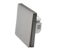 NbgrvB Light Switch for Tuya for ZigBee No Neutral Wire Required, For and for Home Assistant via 2mqtt, Works with for Moes App 1 on gray