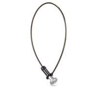 NbgrvB Lightweight Hidden for Bike Lock with 59cm Steel Cable, Aluminum Alloy Head, 53g Portable Security Mountain and Road Bicycles