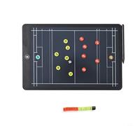 NbgrvB Magnetic LCD Soccer Coaching Strategy Board with Electronic and Lock Function Football Basketball Volleyball Coaches, (water ball)