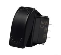NbgrvB Marine Boat Rocker Switch DPDT Momentary IP66 Rated(Single-side)