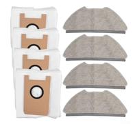 NbgrvB Mop Cloth and Disposable Dust Bag Set for AIRROBO for t20 Plus Robot Cleaner - High Absorbency Pads Hygienic Bin Liners 8 Pieces