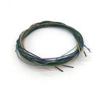 NbgrvB Multi-Colored Nylon Classical Guitar Strings 6-Pack, Clear Tone Quick Steel Core Wire for Replacement Set