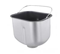 NbgrvB Non-Stick Bread Maker Pan Bucket for Morphy for Richards 48261 48280 48323 - Stainless Steel Dough Mixing for Liner with Retractable Handle 190mm Height(Black T1)