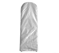 NbgrvB Outdoor Folding Ladder Cover, Waterproof 210D Oxford Dust Protector with Drawstring, Easy Rinse Clean Storage Case 50x195x6.5cm(silver)