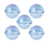 NbgrvB Plastic Bubble Floats 5pcs Red Blue for Carp Fishing(47mm)