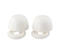 NbgrvB Plastic Toilet Floor Anchor Screw Cap 2 Pair Designed To Fit Typical Floor Bolt Dimensions And Conceal Visual Defects