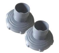 NbgrvB Pool Skimmer Hose Adapter 11238 for Intex Above Ground Pools PVC Vacuum Connector with 1.5 Inch End for Easy Water Cleaning and Maintenance Grey 2pcs