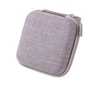 NbgrvB Portable Cable Organiser Case for Data Lines Earphones for Flash Drives - Water Resistant Tech Pouch with Soft Interior for Office Use(Snowflake Fabric)