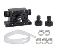 NbgrvB Portable Fast Drill Pump Attachment 3400 RPM 900 for l/h with 1.2m Plastic Hose Water Oil for Fuel Transfer Home Workshop