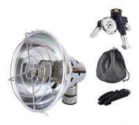 NbgrvB Portable Outdoor Gas Heater Camping Fishing for Compact Iron for Stainless Steel for Mini Stove with Safe Gas Operation Tent Picnic Warmth Solution(2 silver)