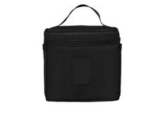 NbgrvB Portable Spice Jar Storage Bag 900D Oxford Seasoning Bottle Organizer with Side Pockets Outdoor Travel for Black