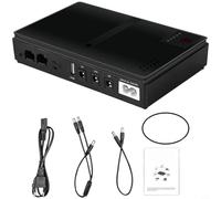 NbgrvB Portable UPS Power Bank 10400mAh for Router Modem Backup, Uninterruptible Power Supply with Overcharge for Protection for Security Devices(US)