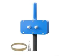 NbgrvB Portable Wire Pulling Tool with High-Speed Feeding up to 40m/min, All-Metal Electric Cable Threading Device for Building Renovation and Network Wiring Includes 15m or 20m Fish Tape(15M)