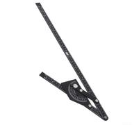NbgrvB Precision Angle Finder Tool for aluminium Construction Protractor 0-180 Degrees - Multi-Angle Measuring Ruler for Framing Jobs 505x85mm