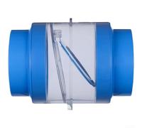 NbgrvB PVC Check Valve 75mm-110mm Backflow Preventer for Bathroom Ventilation Pipe Silent Exhaust Fan Duct(A)