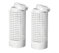 NbgrvB PVC Insect Composting Bin for Garden, 12.66-Inch Space-Saving Composter Tube with Secure Lid & Ventilation, Educational Worm Farm for Kids & Beginners(2pcs)