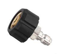 NbgrvB Quick Release Fitting M22 14mm to 1/4 Inch Steel | Converts M22 14mm to 1/4 inch, stainless steel body, quick click system, fits petrol washers, easy install