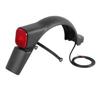 NbgrvB Rear Mudguard Set with Tail Light Bracket Electric Scooter 4 Go ABS with Iron Support Enhanced Night Safety(D)