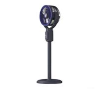 NbgrvB Rechargeable Floor Fan Cordless Portable Air Circulator 5 Speeds Quiet Motor Adjustable Height 39-73cm White(Purple Style 2)