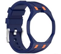 NbgrvB Replacement Band for Swatch and For AP Royal Watches Made from Medical-Grade Silicone Material Supporting Continuous Skin Contact (Blue)