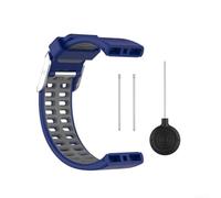 NbgrvB Replacement Strap for POLAR V800 Smartwatch with Balanced Material Density and Adaptive Grip Texture (Blue+gray)