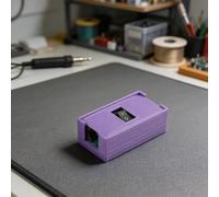 NbgrvB RJ11 Control Switch Adapter for Telephone and Fax, Purple ABS Connector to Mute Ringer or Disable Internet Line in Office Home