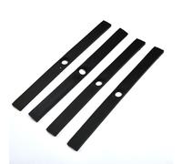 NbgrvB Roof Rail Cover Kit Complete Replacement 4 Piece Set with Bolts, Direct Fit Plastic Trims for Vauxhall for Opel for Astra H