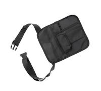 NbgrvB Server Waist Bag with Key Hook, Multi-Pocket Waitress Apron Pouch for Tablet Phone Cash, Adjustable Nylon Belt for Restaurant Nursing Gardening, Black