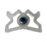 NbgrvB Shape Clear Acrylic Billiard Cue Bridge Head with for Soft Insert Snooker and Pool Cue Positioning