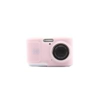 NbgrvB Soft Silicone Camera Cover for Kodak FZ45 Point and Shoot Anti-Drop Bumper Case Pink Green White(FZ-45 Fruit Powder)