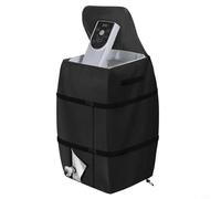 NbgrvB Spa Heater Pump Cover, Inflatable Water Heater Protector For Most Spa Pumps, Weather-Resistant Sturdy 420D Silver Coated Oxford Cloth Material, Easy Installation, 43 * 38 * 54 Cm(black)