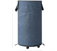 NbgrvB Spacious Oxford Cloth Laundry Hamper with Foldable and Detachable Wheels Basket for Dirty Clothes Organisation Blue(Blue)