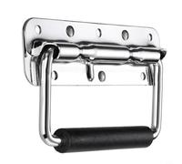 NbgrvB Spring Loaded Handle 304 for Stainless Steel with Grip Speaker Case Guitar for Amp Cabinet Box Silver 120mm(100mm)