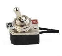 NbgrvB SPST Switch with 2 Foot Pre-wired Cord, ON/OFF Rocker Control, 6A 125VAC Industrial Grade