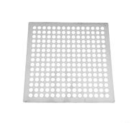 NbgrvB Square Shower Sink Strainer Cover, Shower Drain Hair Catcher, Stainless Steel, 12.5CM