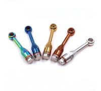 NbgrvB Stainless Steel Motorcycle Brake Hose Extension Adapter Kit, Motorcycle Hydraulic Hose Extender for Direct Push Pump, Brake Line Connector for Custom Bike Upgrades(Silver)
