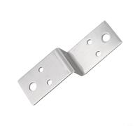 NbgrvB Stainless Steel Z-Shaped Corner Bracket 2.5mm Thickened Heavy Duty Fixed Connector with Rounded Edge for Cabinets and Furniture Various Sizes(30mm)
