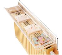 NbgrvB Sturdy Iron Shelf Positioned Above Radiators for Towel Drying and Storage While Allowing Uninterrupted Heat Dissipation (White - 60cm)