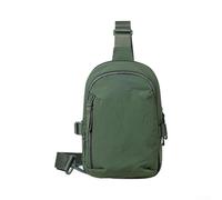 NbgrvB Stylish Travel Case for MSI Claw 8 AI+ Color Options(Green) | for heavy-duty nylon fabric, multiple interior pockets, adjustable shoulder strap, shock-absorbent lining, fits backpacks
