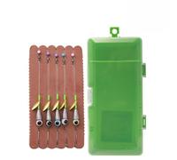 NbgrvB Texas Fishing Rig Set with Soft Lures and Hooks, Tie-Free Pre-Tied Harness for Freshwater Fishing, 11Pcs Including Lure Box, Green 5g